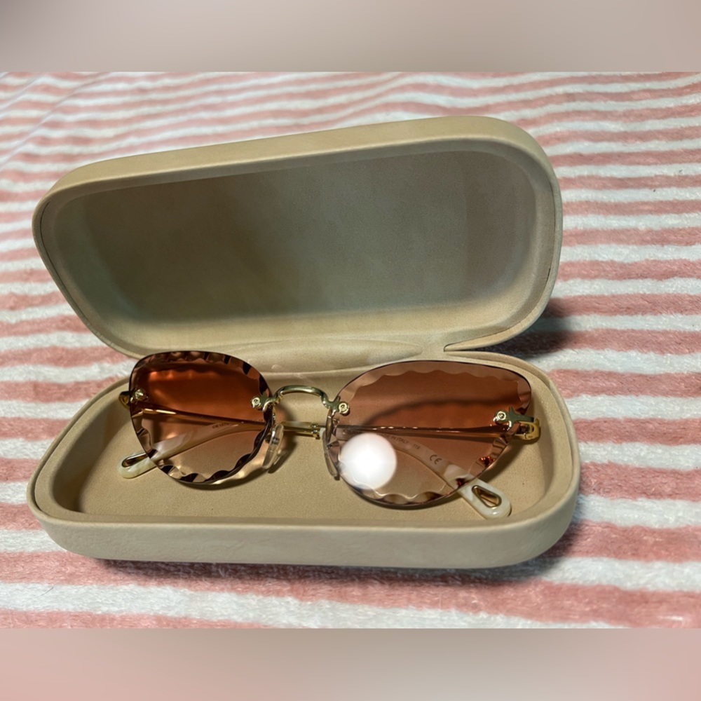 Chloe 60mm rosie cat eye gradient